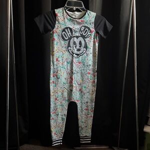Rags Disney Mickey Mouse Oh Boy Bodysuit - Black and Multicolor